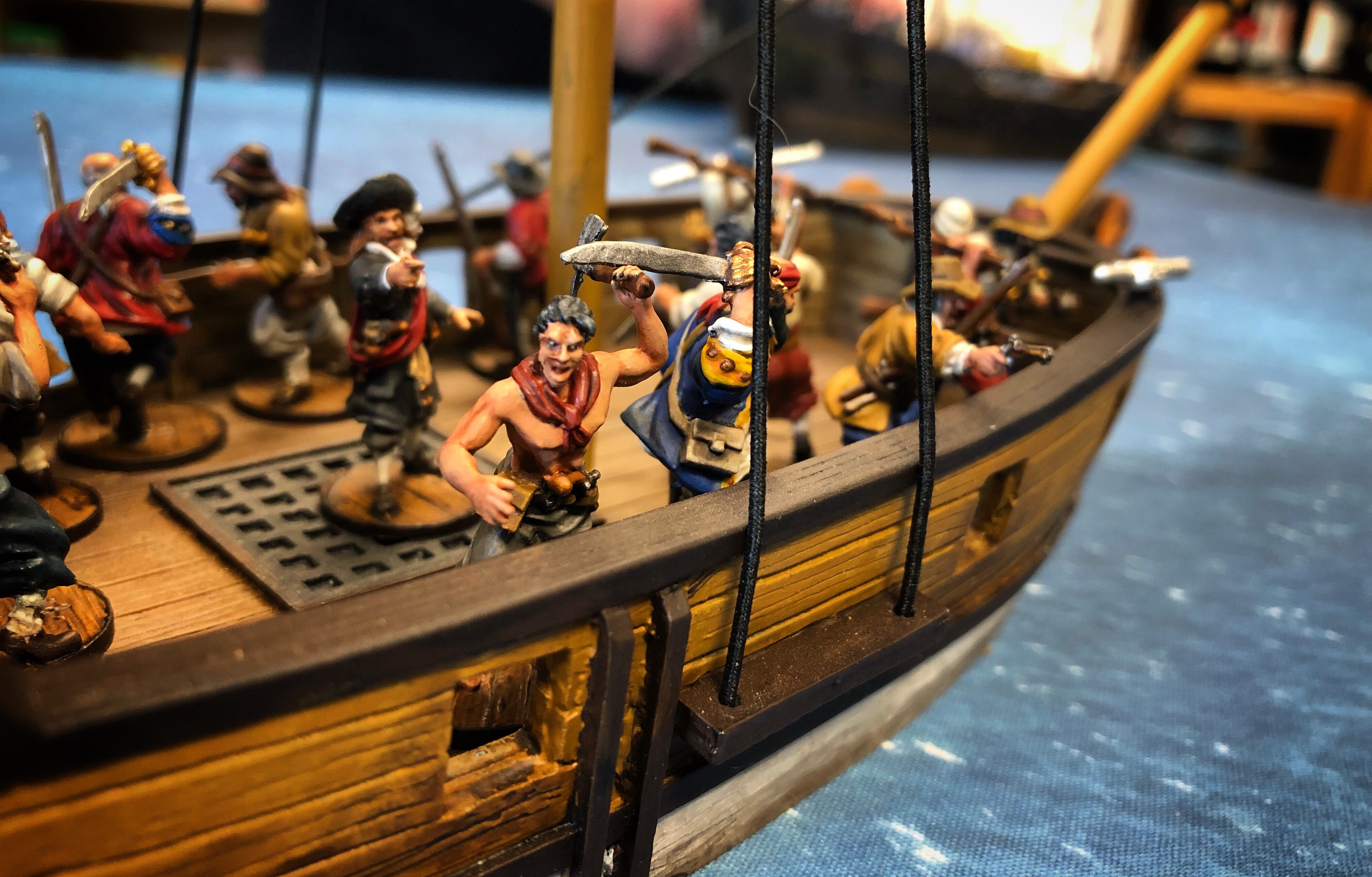 close up of a Blood & Plunder ship