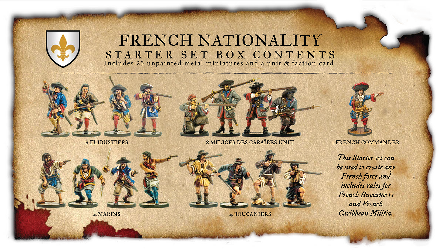 Blood & Plunder French Nationality Starter Box