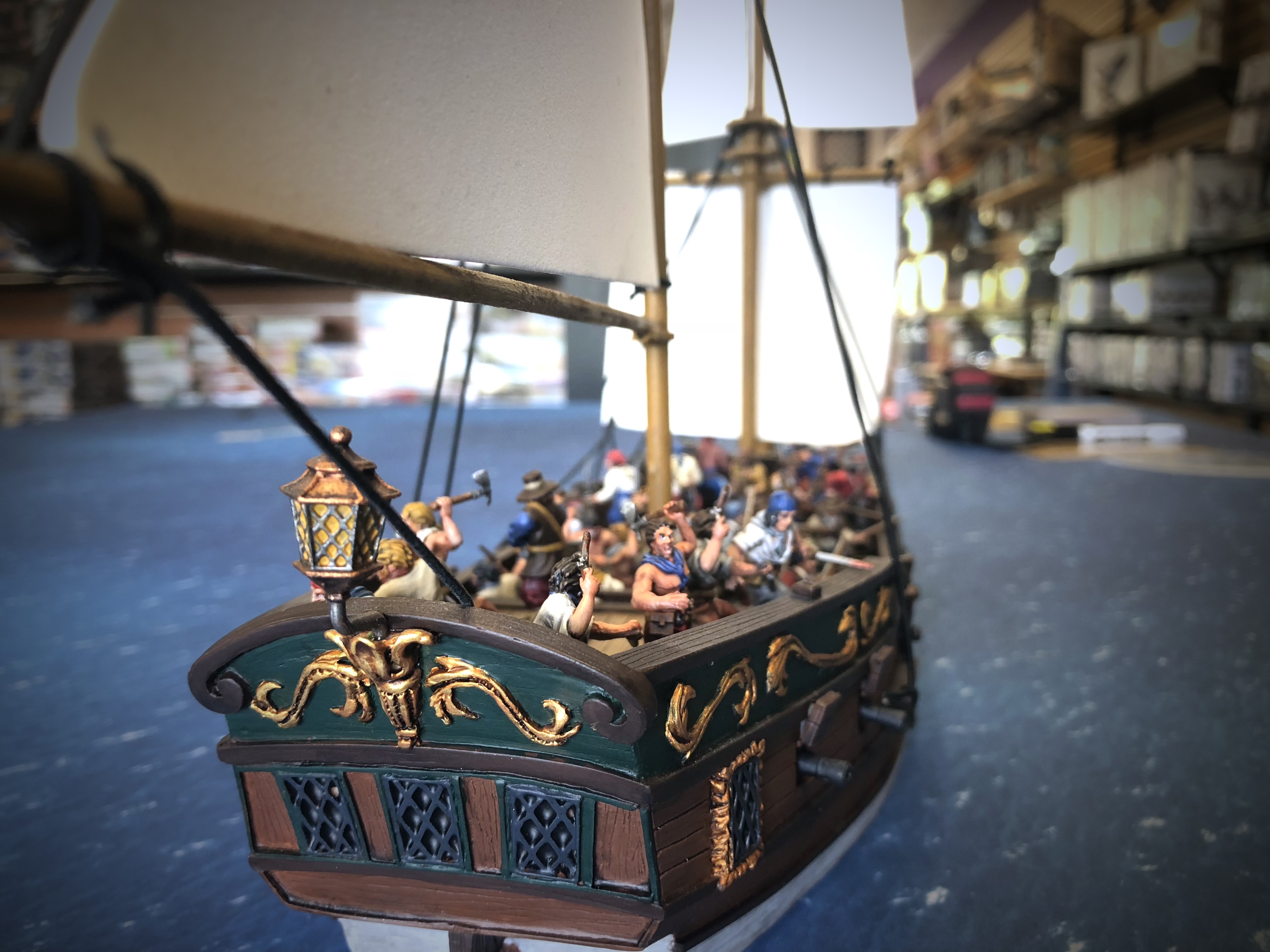 Stern of a Brigantine ship from Blood & Plunder