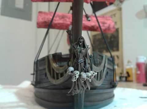 Custom banshee bowsprit