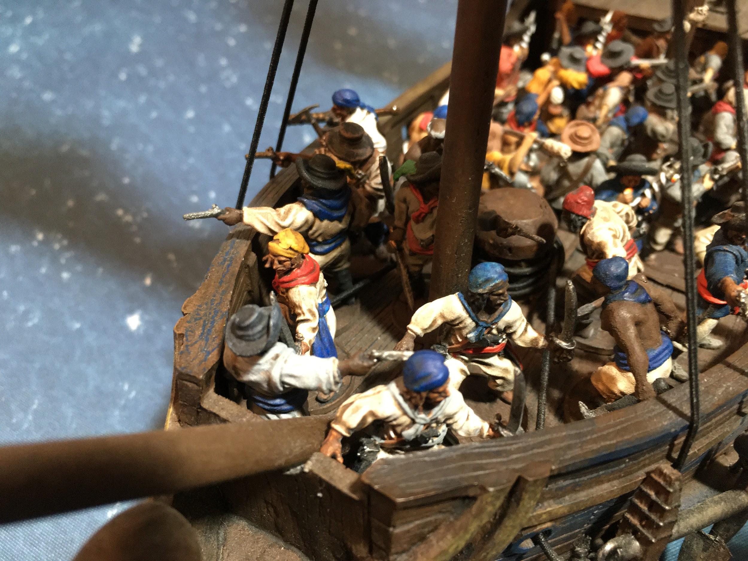 Bow of a Light Frigate laden with minis