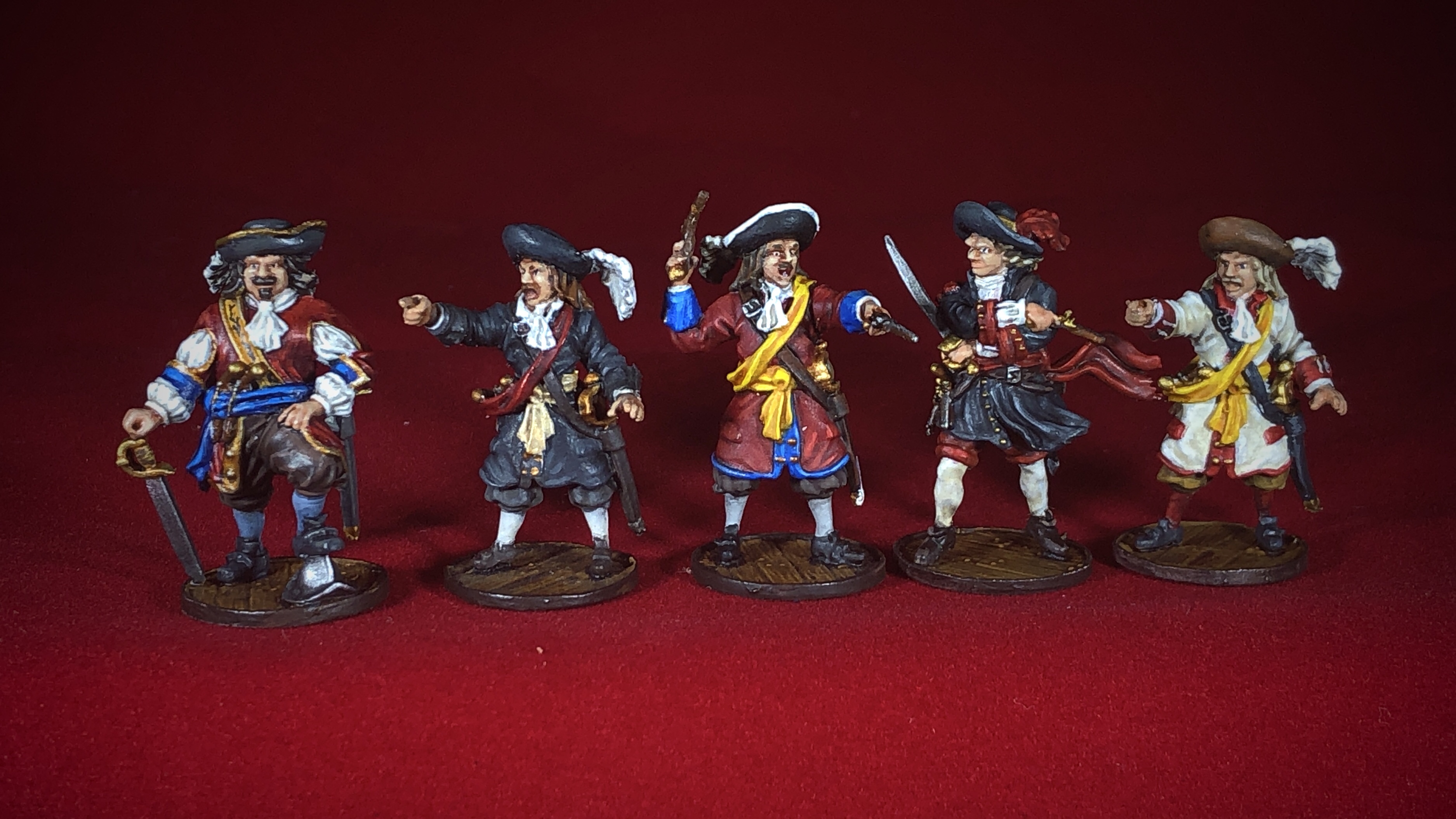 Blood & Plunder english commander models.