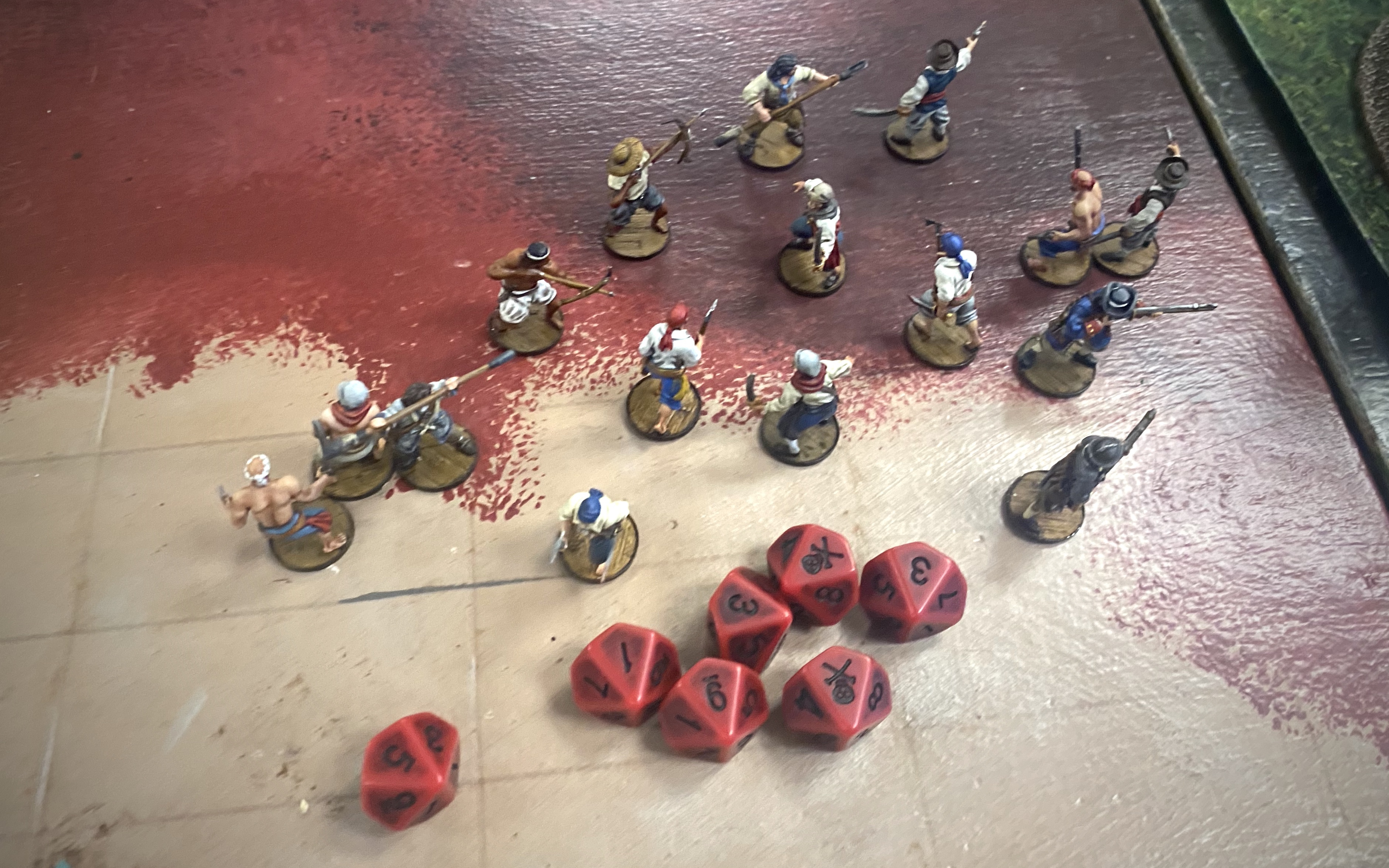 Blood & Plunder models & dice