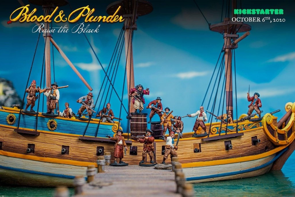 Blood & Plunder: Raise the Black - Blackbeard and his men disembarking from the Queen Anne's Revenge