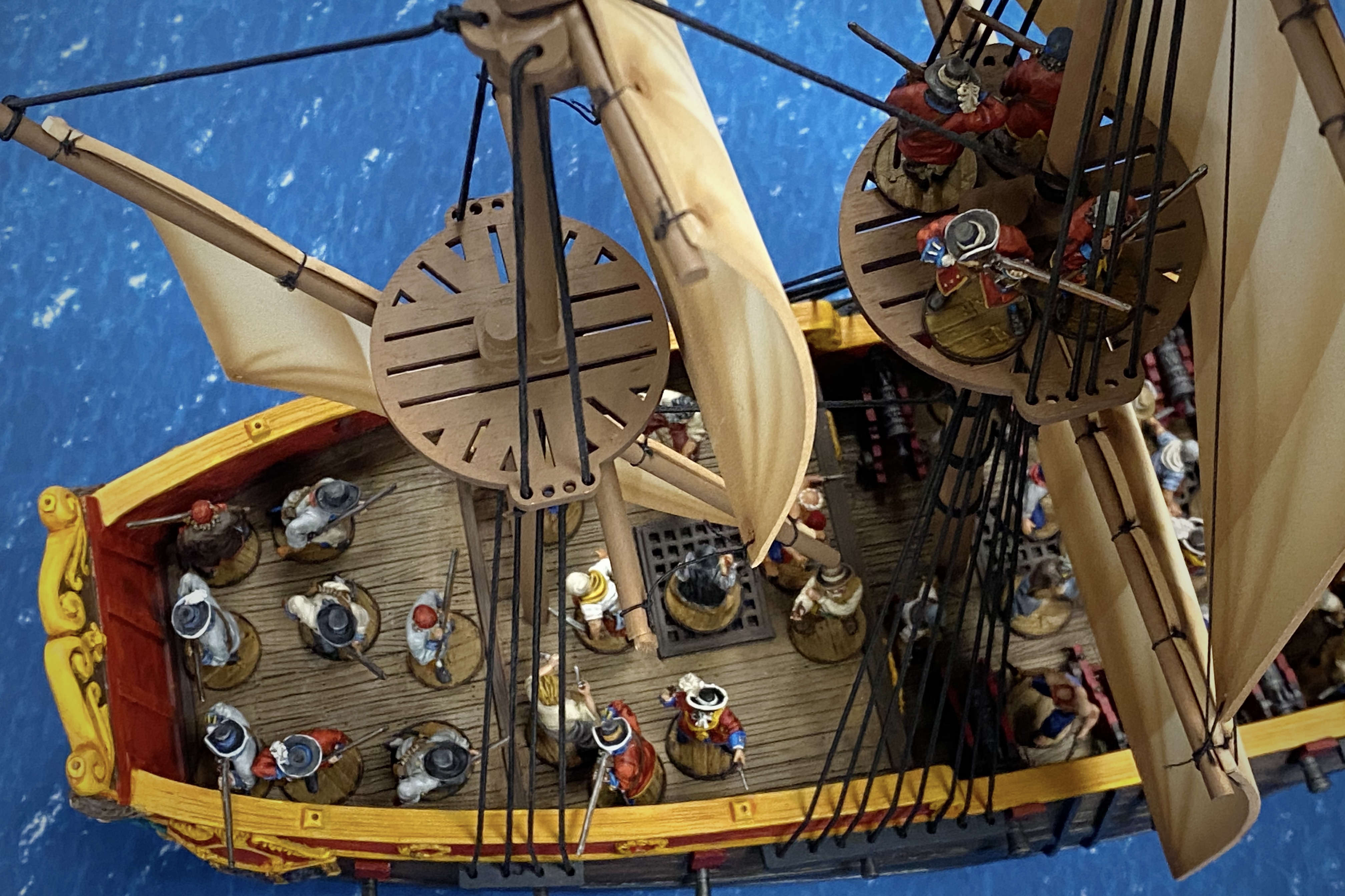 6th Rate Frigate fighting tops