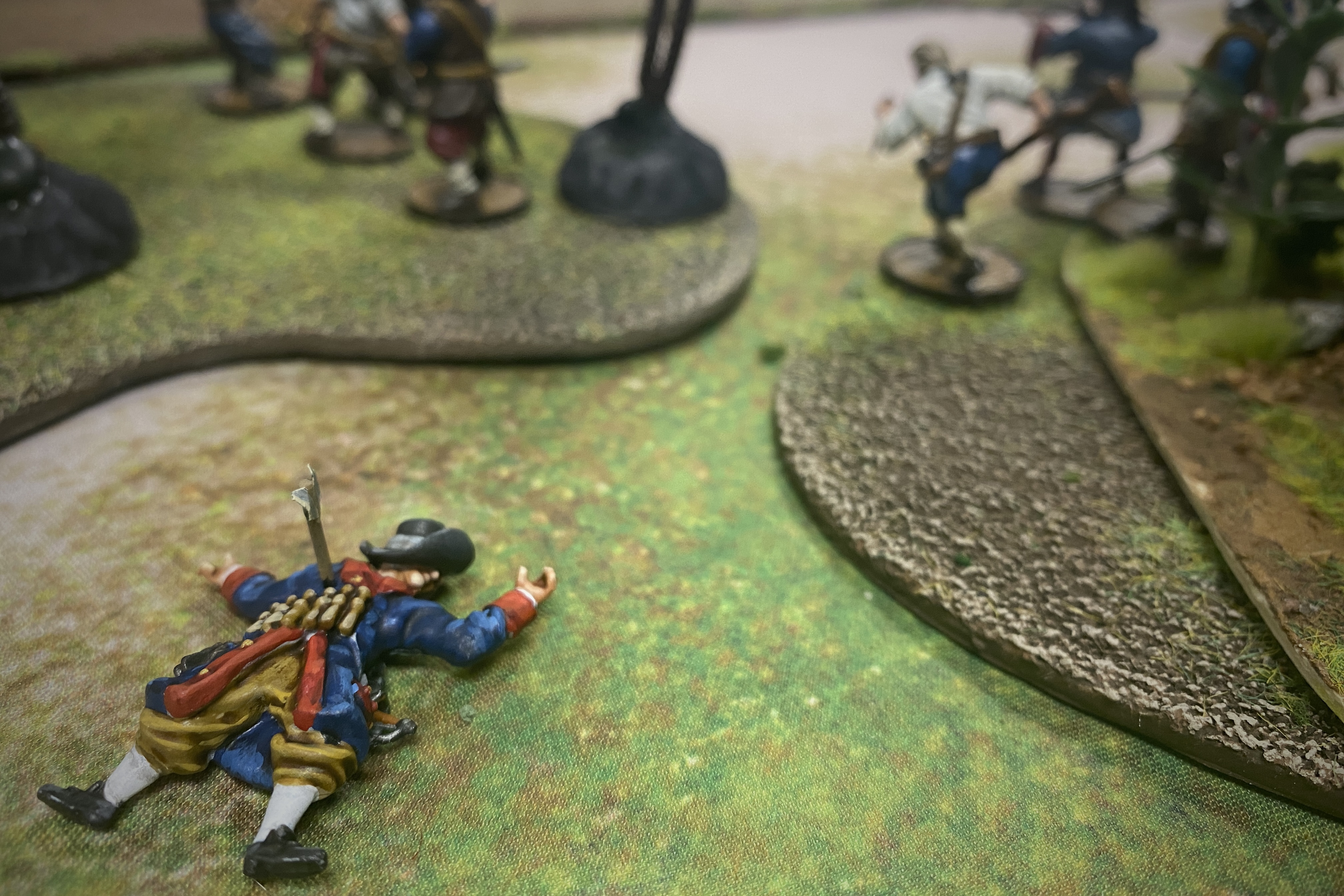 Blood & Plunder Casualty Marker of a Musket unit