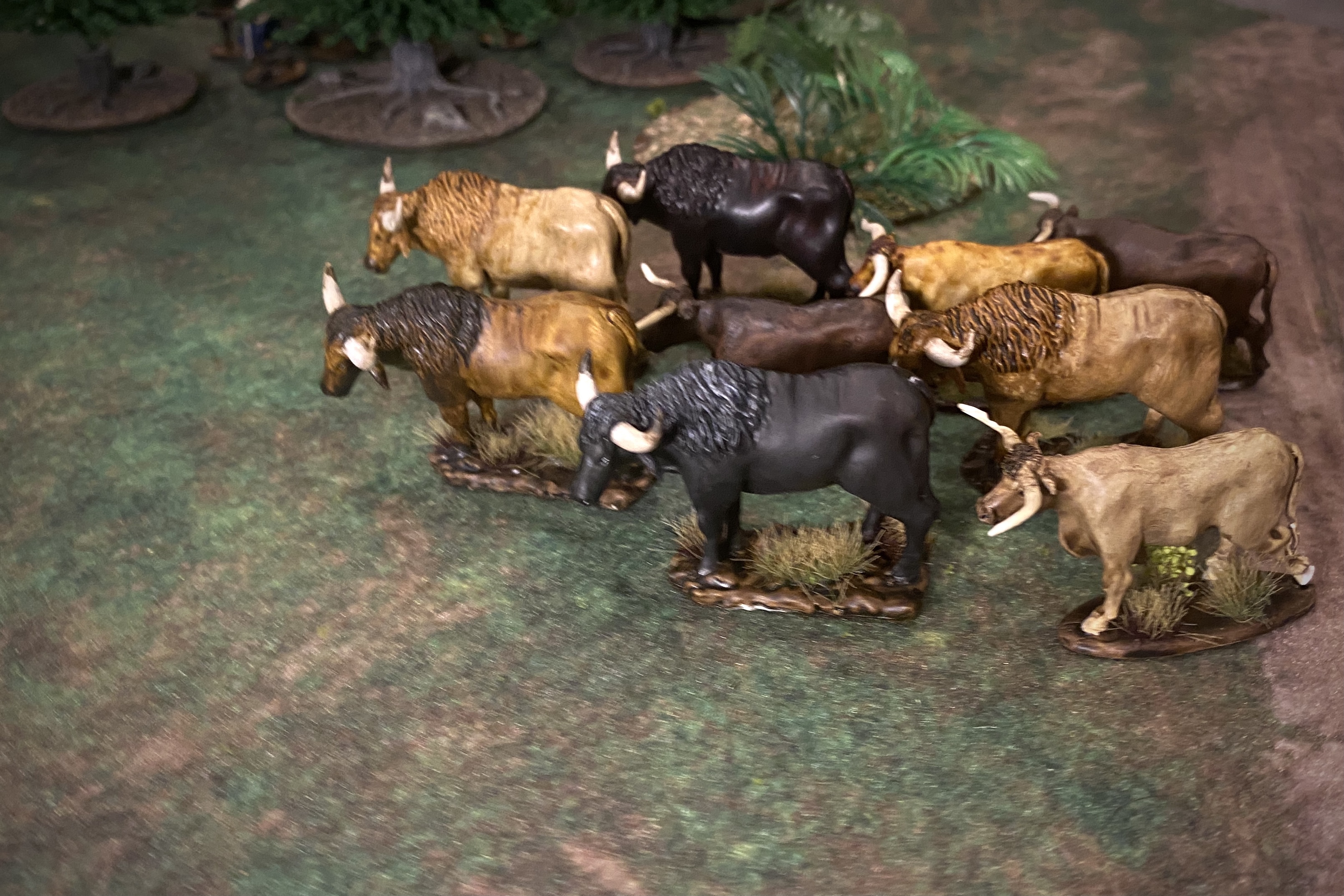 18mm scale Livestock Cattle models from WizKids and Knuckledusters