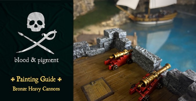 Painting Guide: How to Paint 17th & 18th Century Bronze Cannons