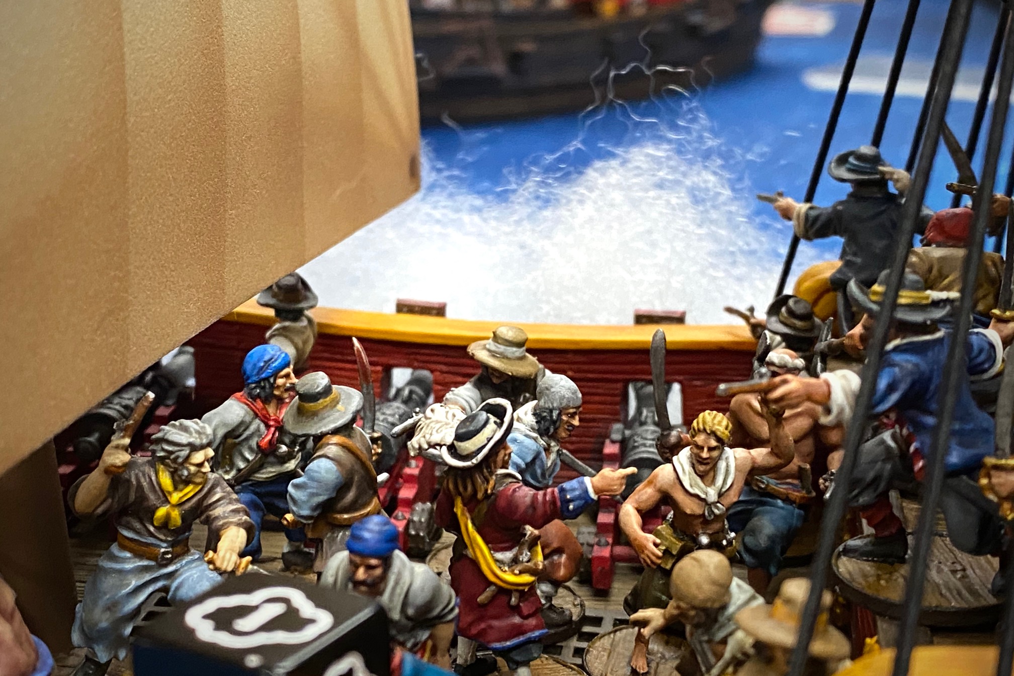 6th Rate Deck full of pirates