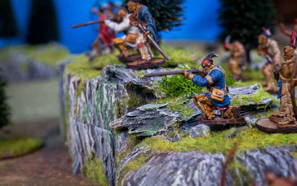 Blood & Plunder Natives on HRC Wargaming Scenery stones terrain