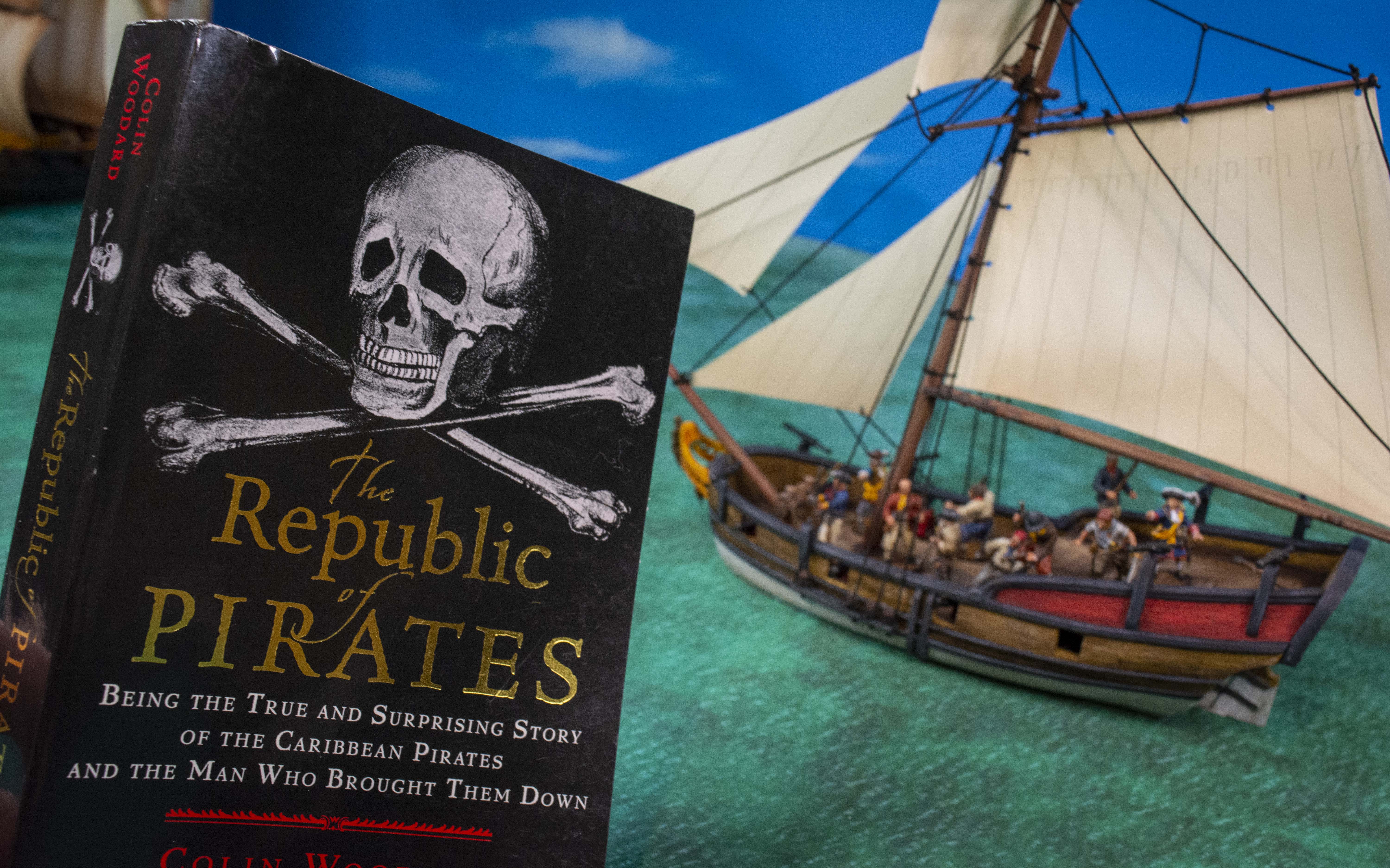 Republic of Pirates book & B&P sloop