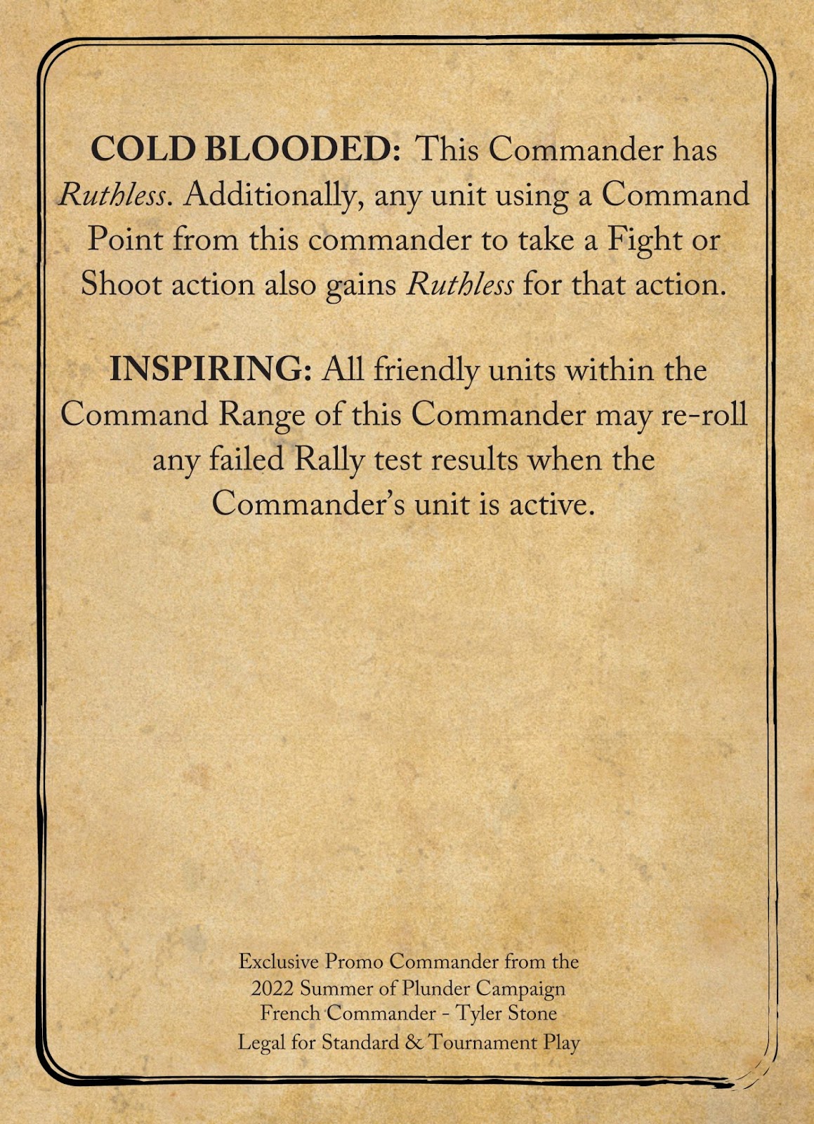 Tyler stone custom commander card page 2