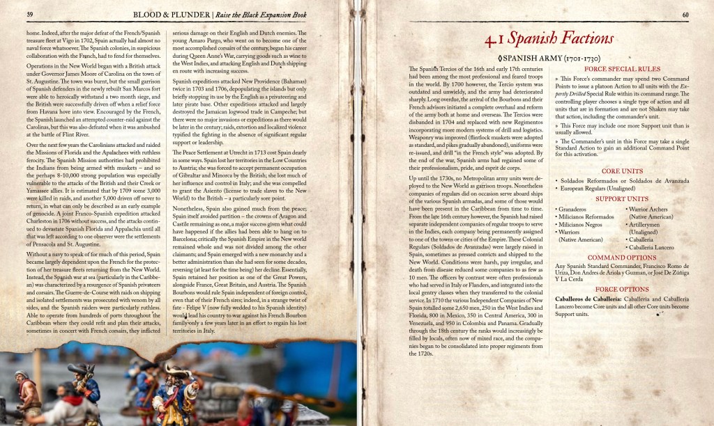 Spanish Faction - Rulebook