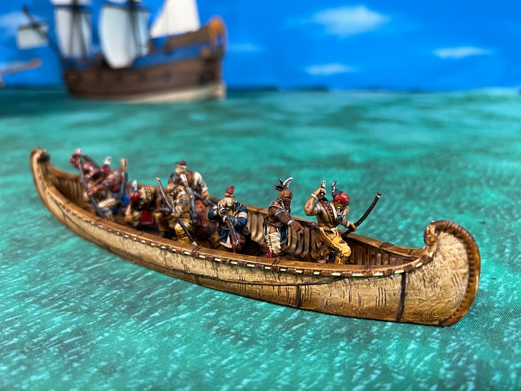 blood and plunder birchbark canoe