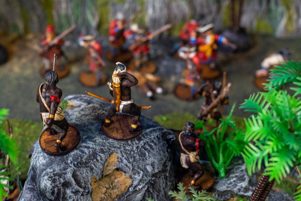 Zambo Maroon minis ambushing an English force