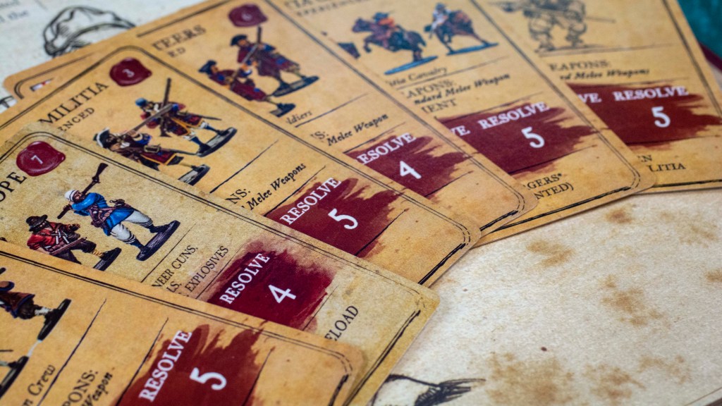 blood and plunder english unit stat cards