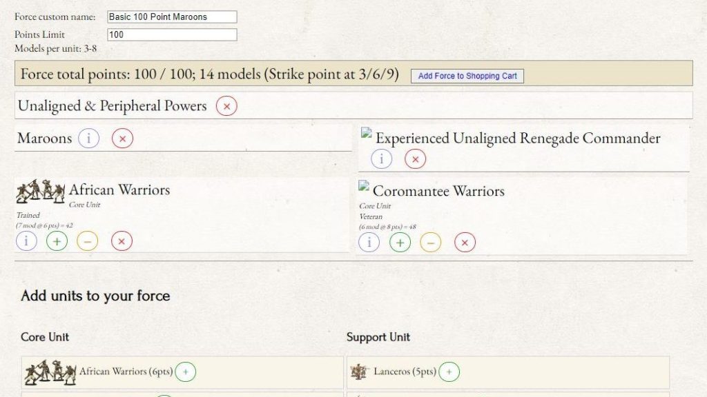 100 point maroon blood and plunder force