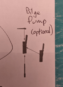 Bermuda Sloop model bilge pump