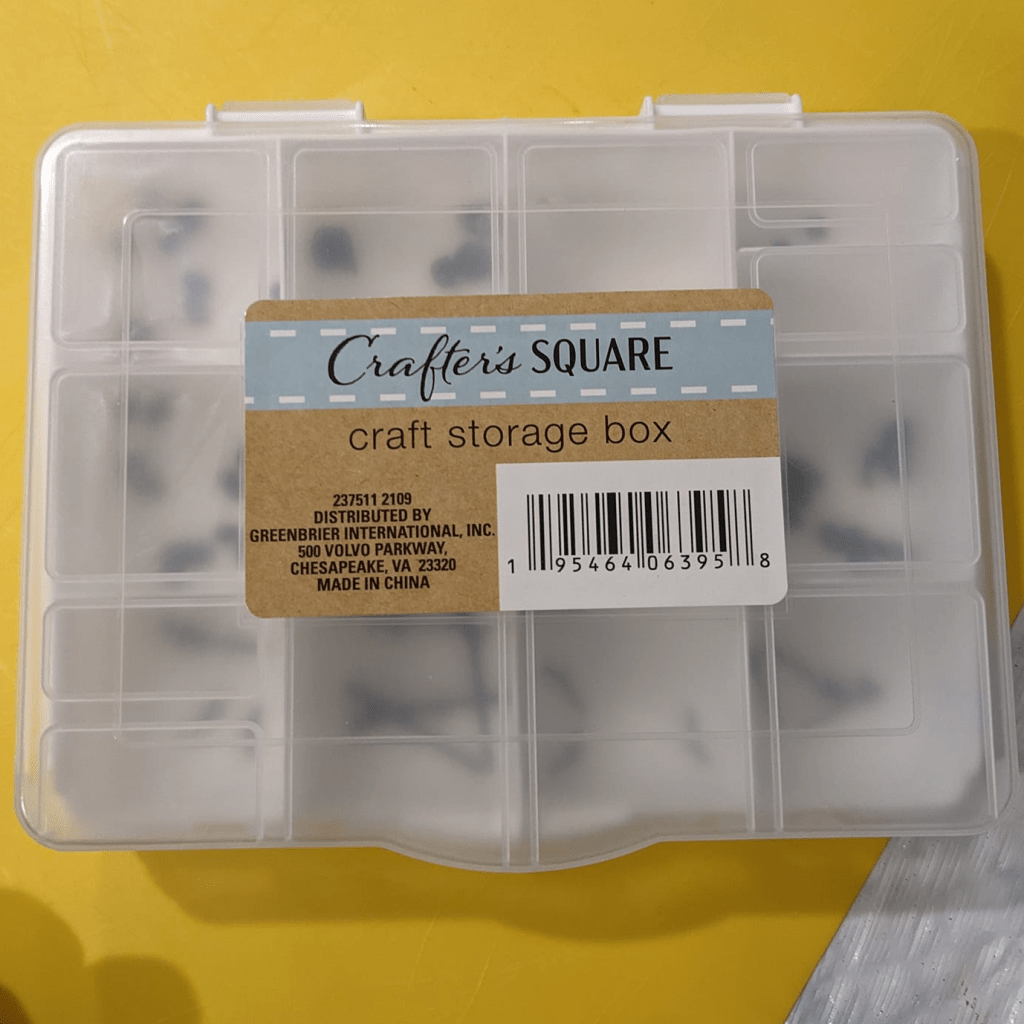 craft storage supply box for Blood & Plunder sorting mini bits