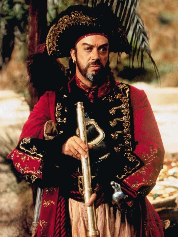 Tim Curry as Long John Silver in "Muppet Treasure Island"
