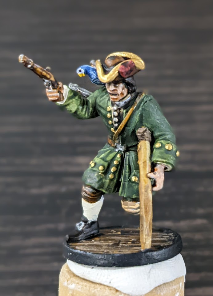 Long John SIlver 28mm miniatures painted front