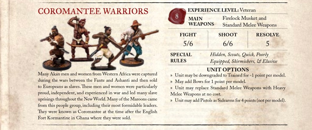 coromantee warriors blood and plunder