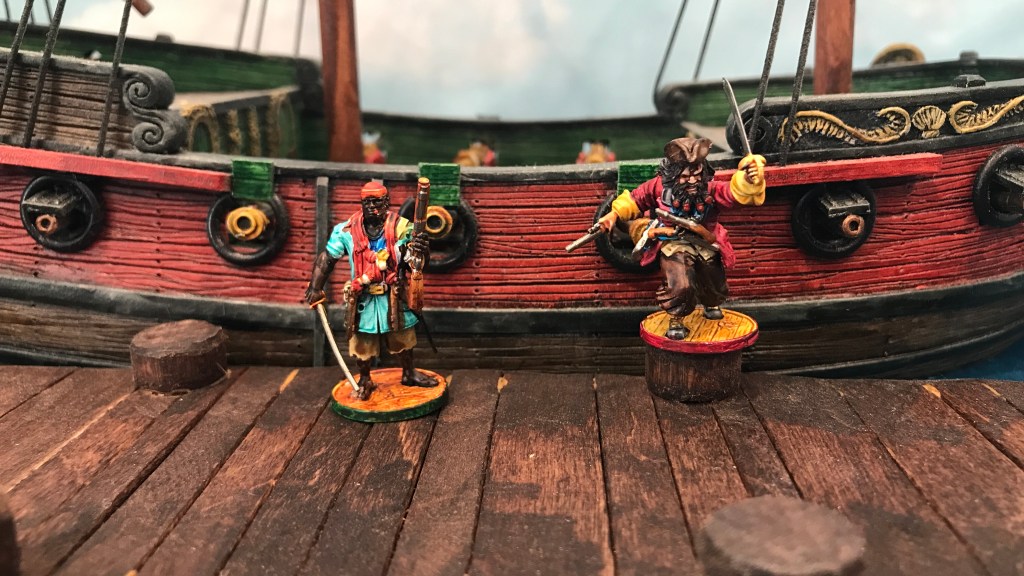 blackbeard and black ceasar models for blood and plunder
