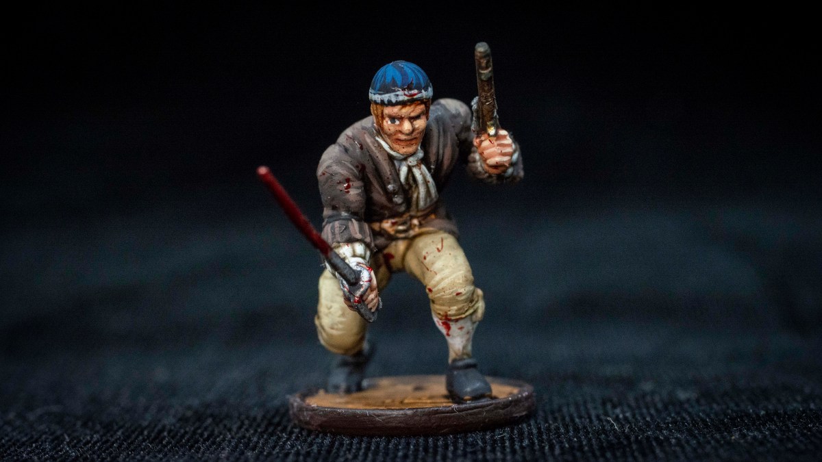 Charles Vane - Painted Blood & Plunder Miniature - Blood & Pigment