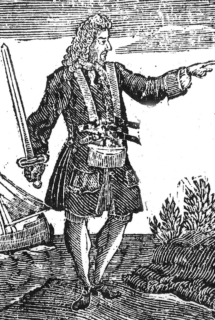 historical print of Charles Vane