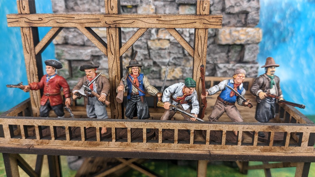 blood and plunder sailor models painted by Guy Rheuark