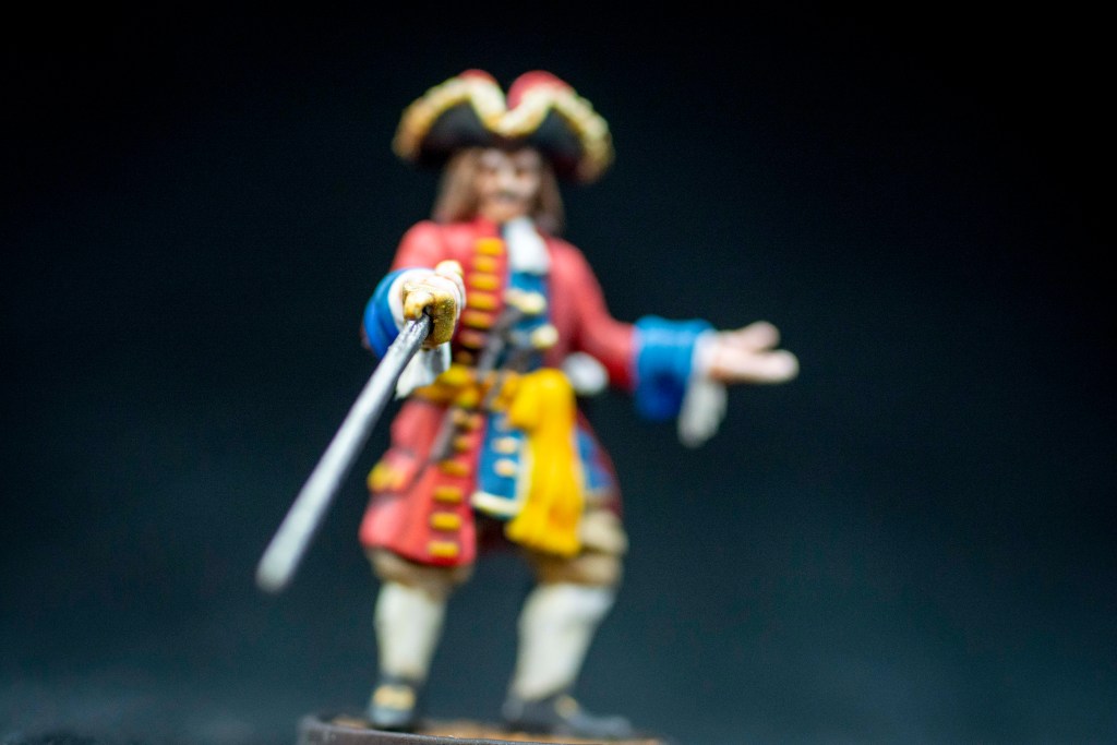 blood and plunder amaro pargo painted miniature sword hilt