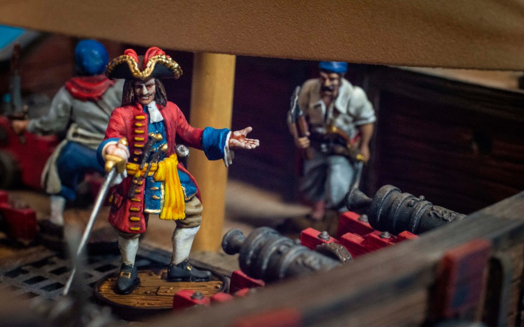 blood and plunder amaro pargo on frigate with heavy cannons