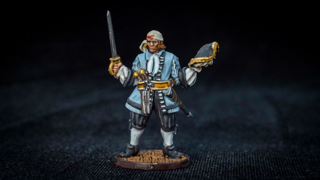 stede bonnet blood and plunder painted mini