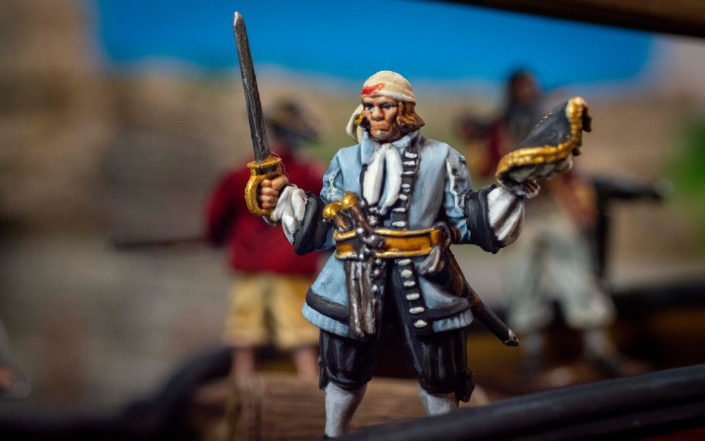 stede bonnet on a sloop