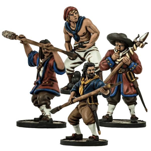 Original Metal Cannon Crew from Blood & Plunder