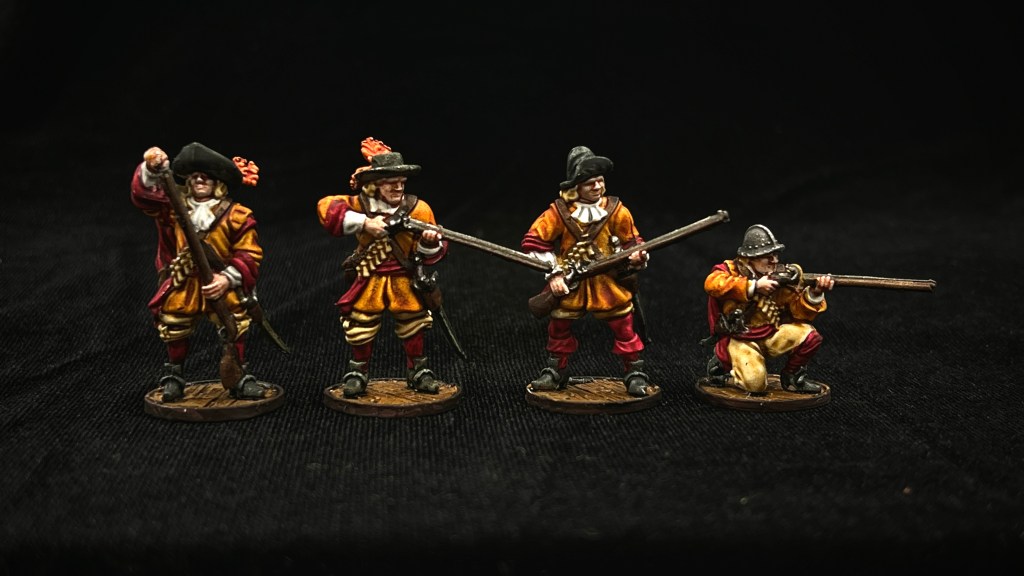 4 fully painted Dutch Militie for Blood & Plunder