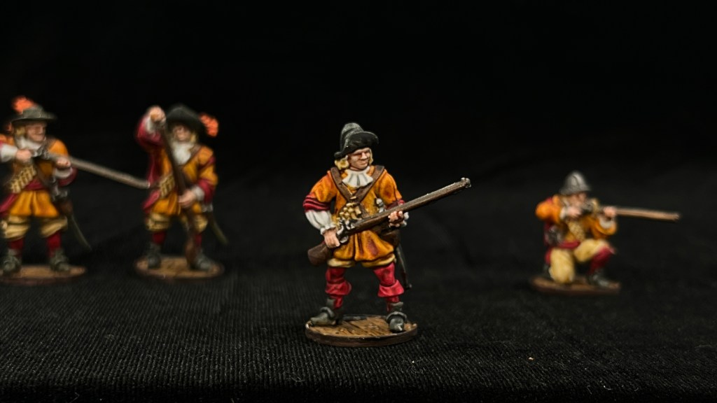 Blood & Plunder Dutch Militie - model at the ready in foreground