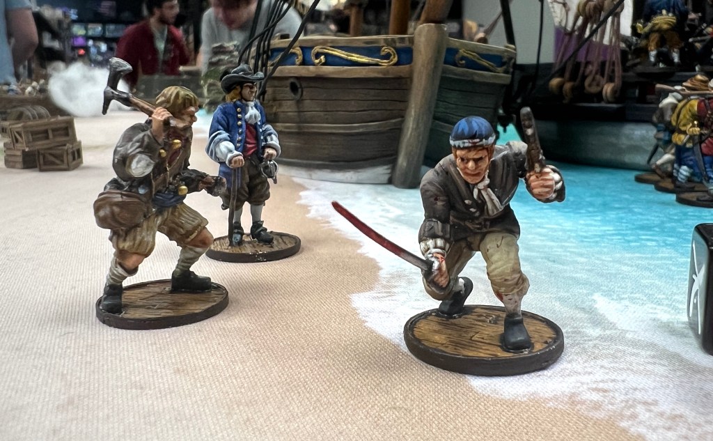 charles vane on the beach. Blood and plunder