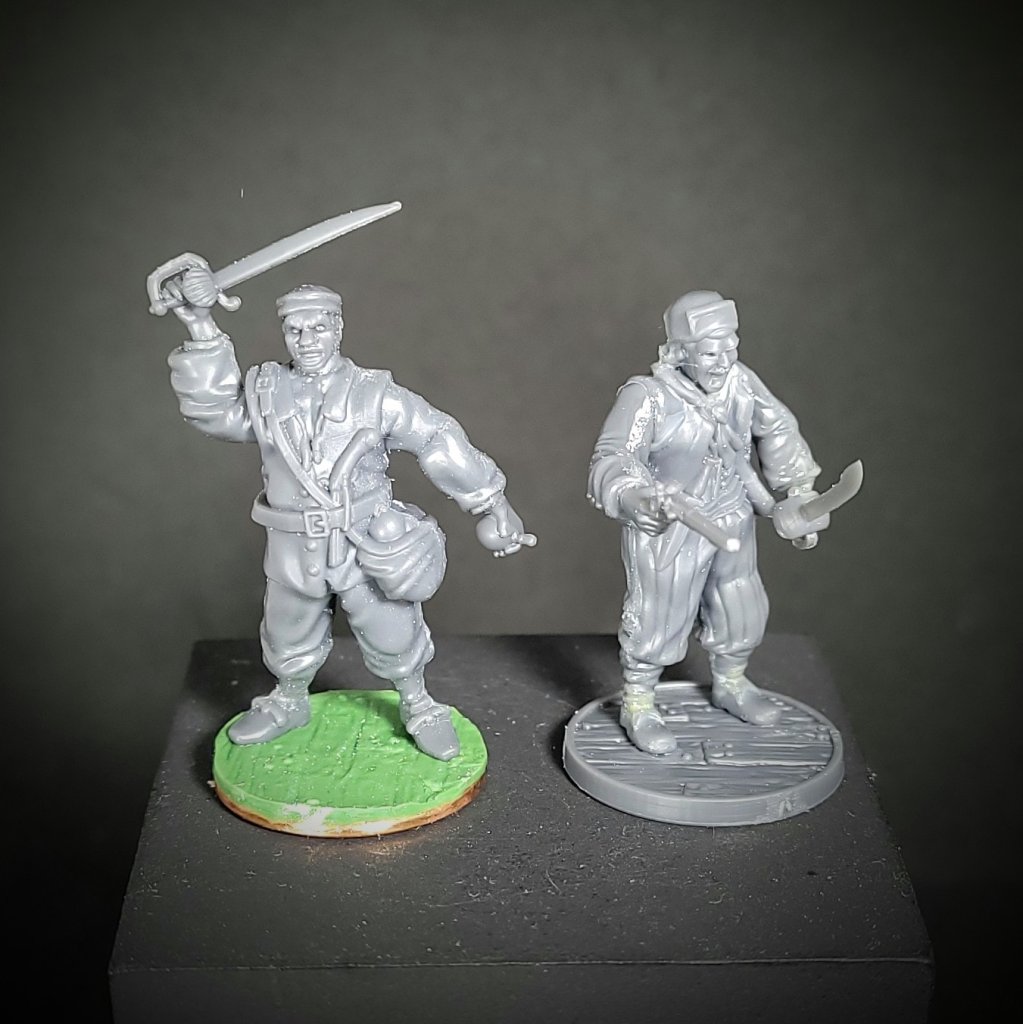 Box of Plunder Casualty Marker converted to playable models by Ryan Peterson