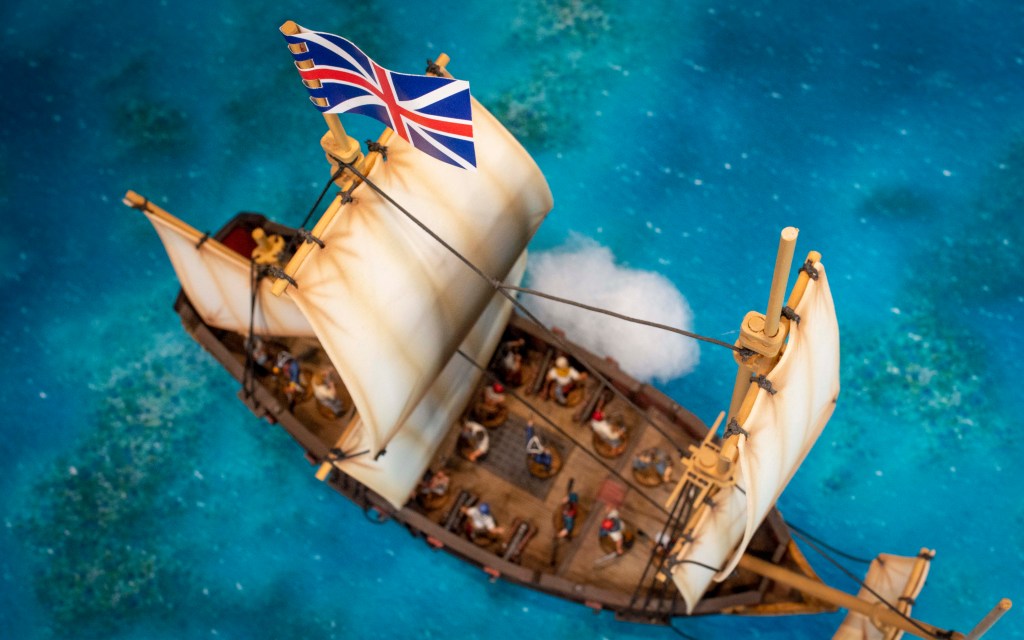 blood and plunder british cannon ship