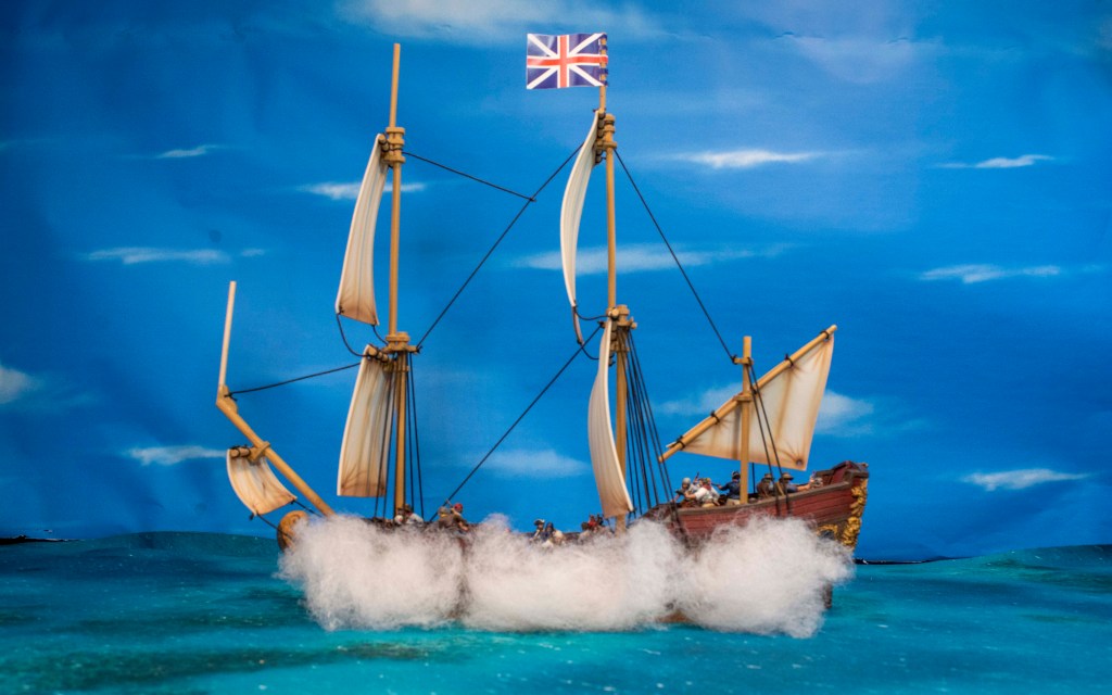 Blood & Plunder british cannon frigate