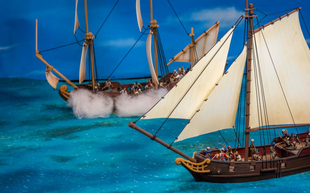 Blood and plunder great gun cannon duel