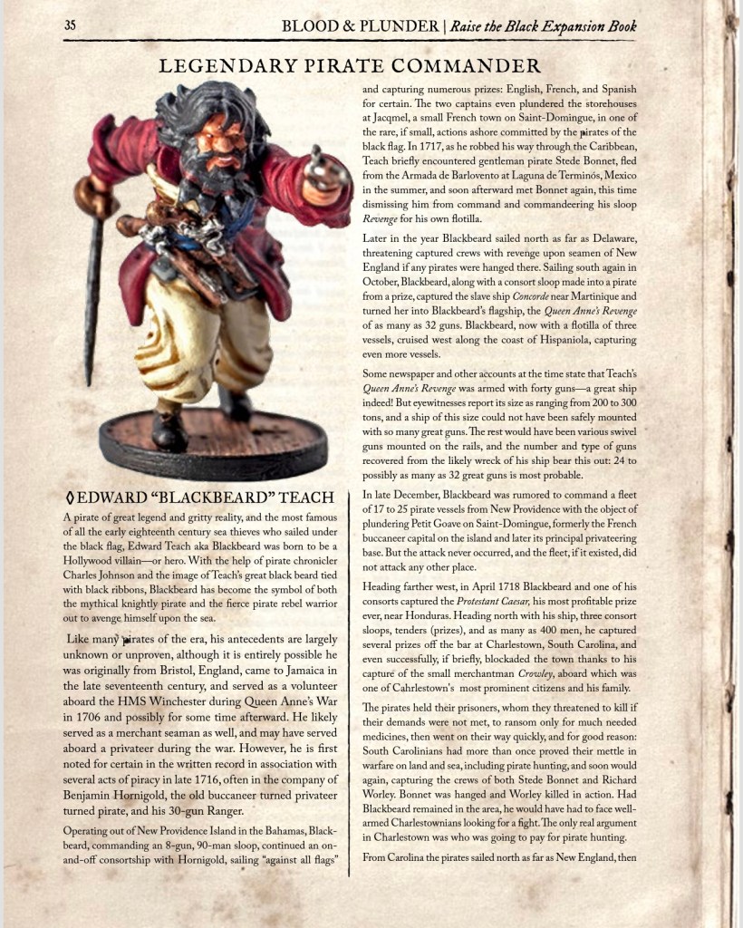 Blood and plunder blackbeard biography.