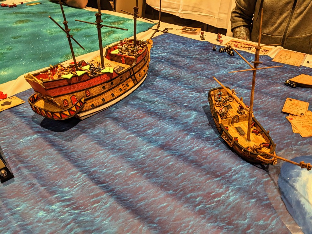Galleon vs an 18th Century Sloop
