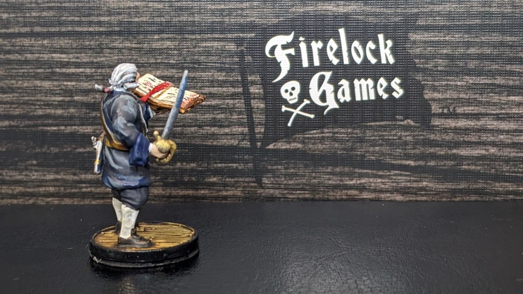 Henry Jennings, custom Blood & Plunder mini (side)