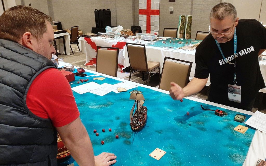 Top table at 2023 adepticon blood & Plunder tournament