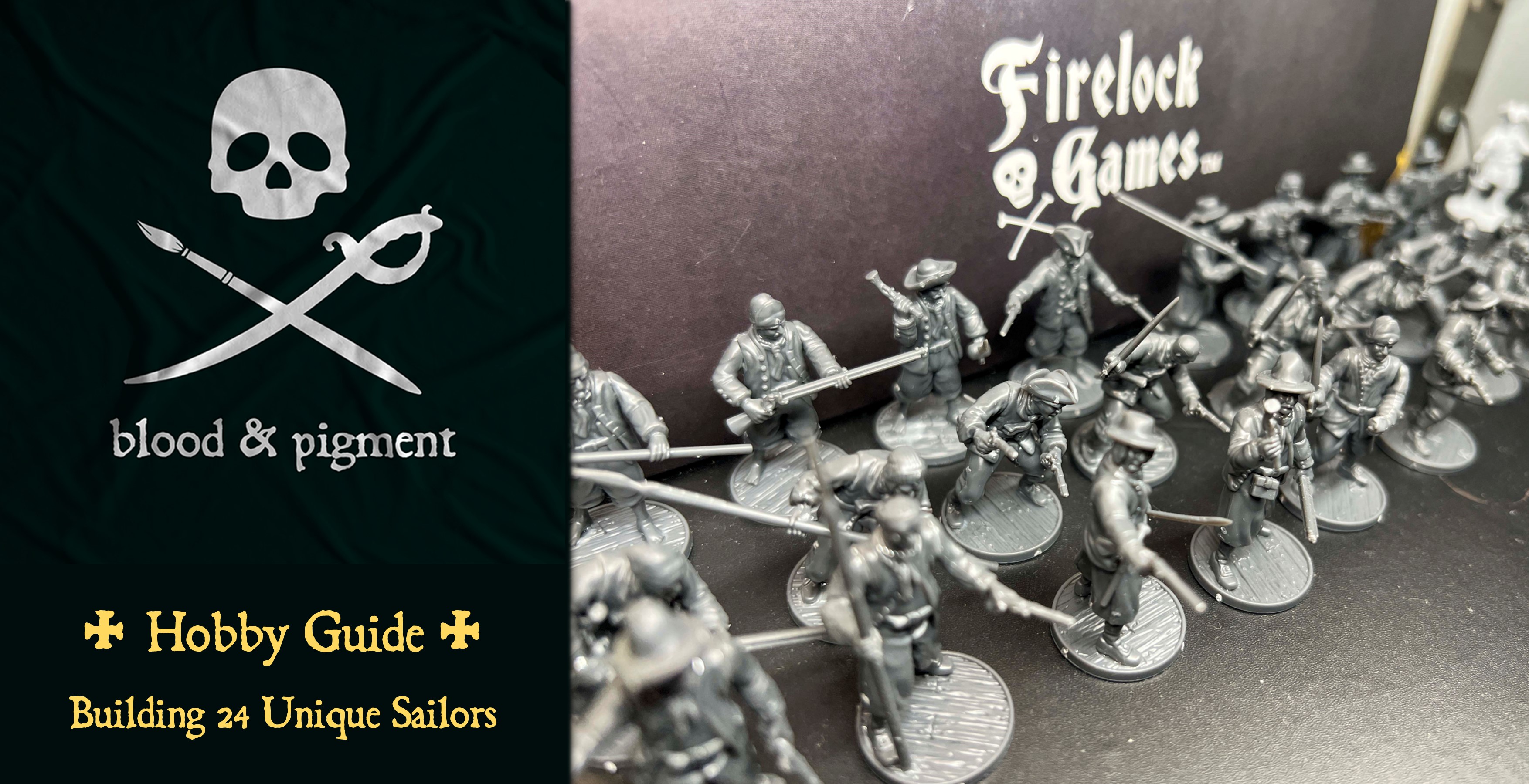 Building 24 unique Blood & Plunder Sailors
