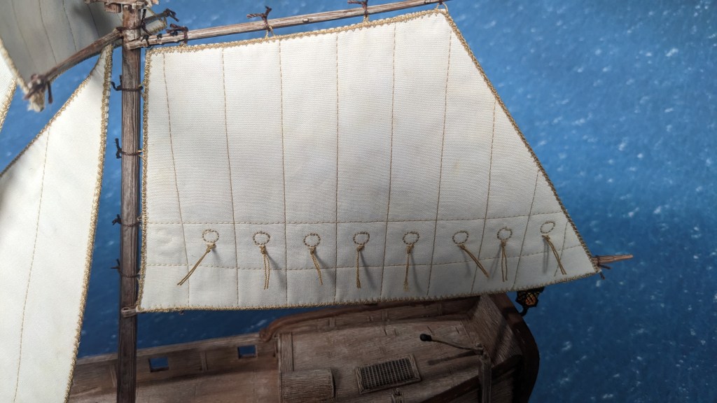 Seamon's Quality Sails for a Bermuda Sloop - Gaff Sail