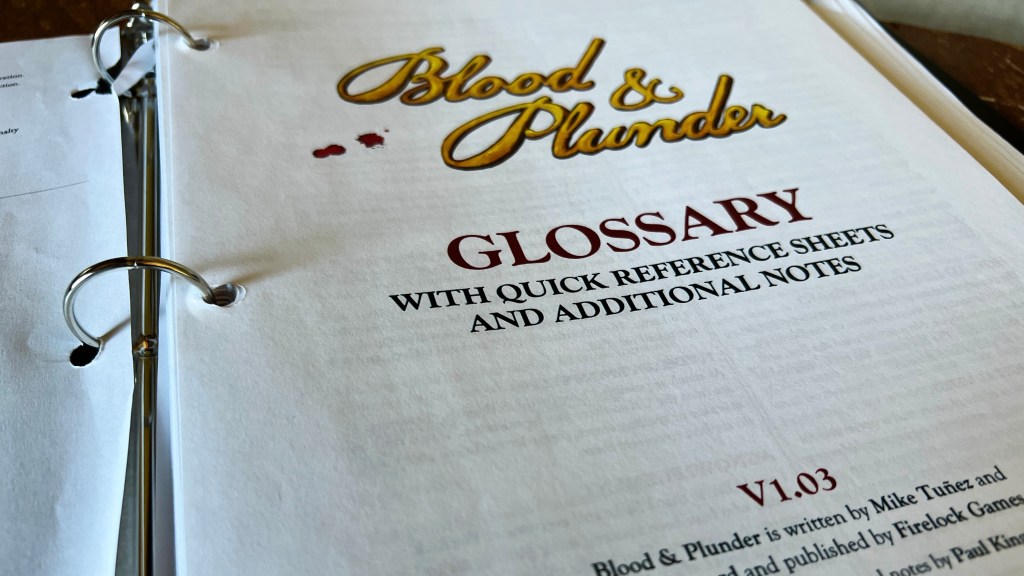 blood and plunder glossary