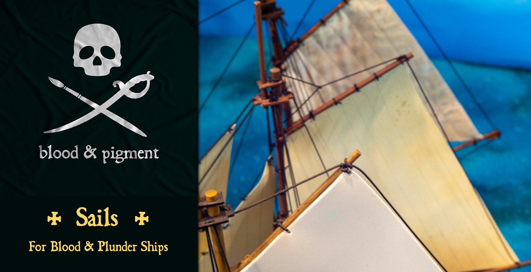 Sails for Blood & Plunder Ships - Blood & Pigment